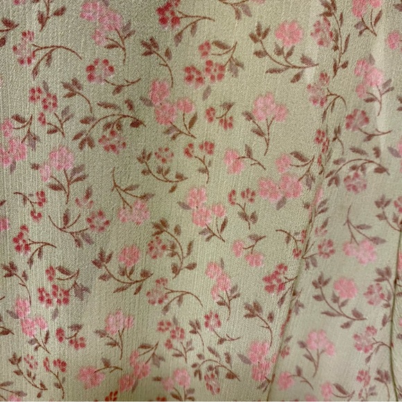 Love Tree Sz S Green Floral Dress 👗 NWT - Picture 7 of 9